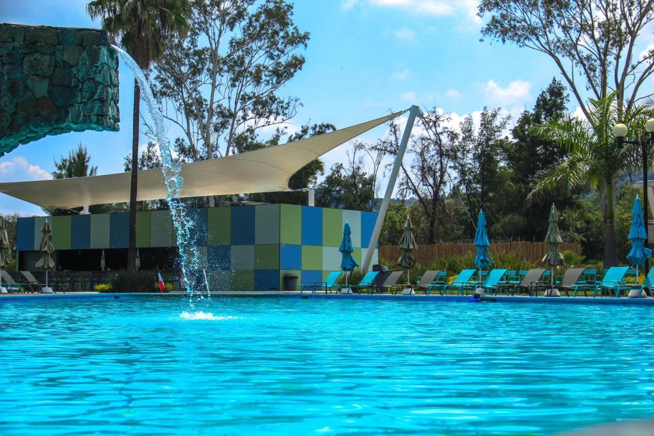 Hotel Y Parque Acuatico La Caldera Abasolo Exteriör bild